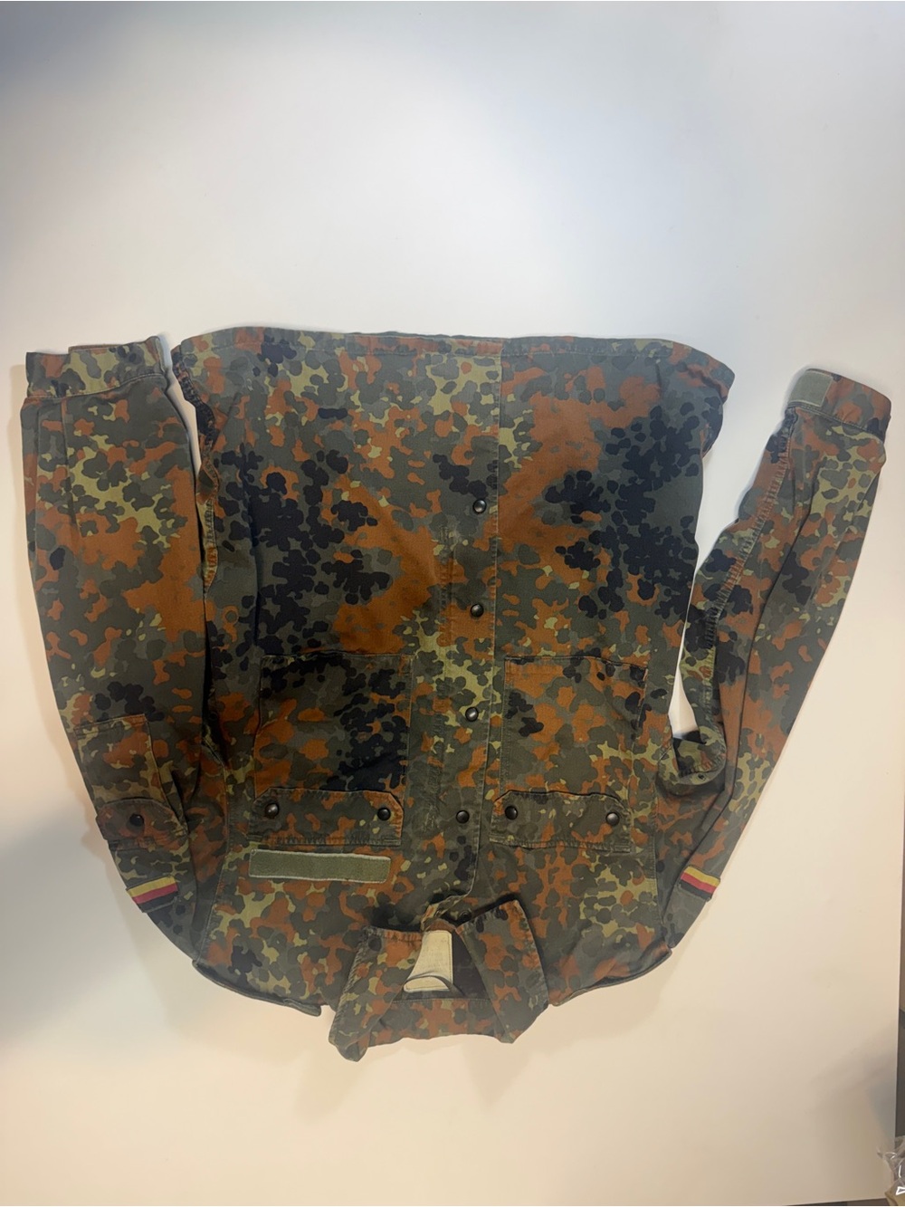 Source Unknown Flecktarn Military Field Jacket - Green, Brown, Black